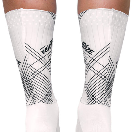 veloToze Aero Sock - White -  Small/Medium - Sokken