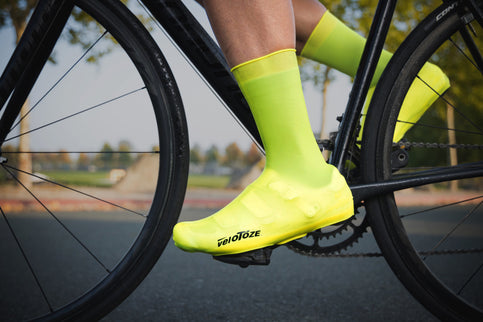 veloToze Silicone Shoe Cover - Viz-Yellow - Medium - Overschoenen