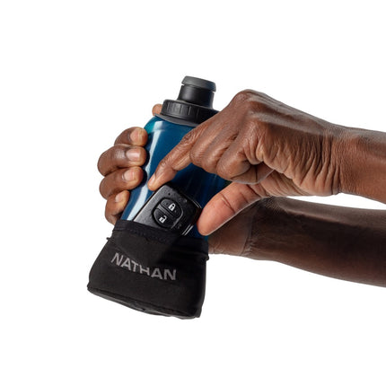 Nathan Quick Squeeze Lite 12 oz Black/Marine Blue