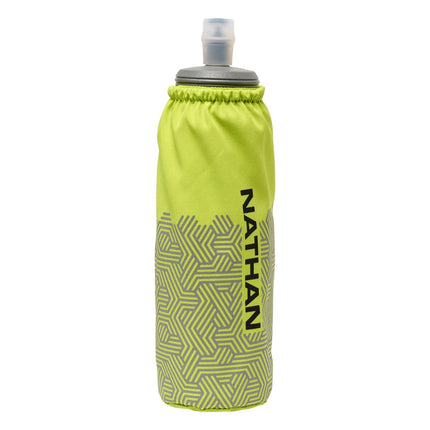 Nathan - Hypernight pinnacle soft flask  - Vis yellow - 414ml - Drinkflessen & bidons