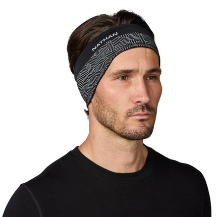 Nathan - Hypernight headband 2  - Black - OS - Hardloop accessoires