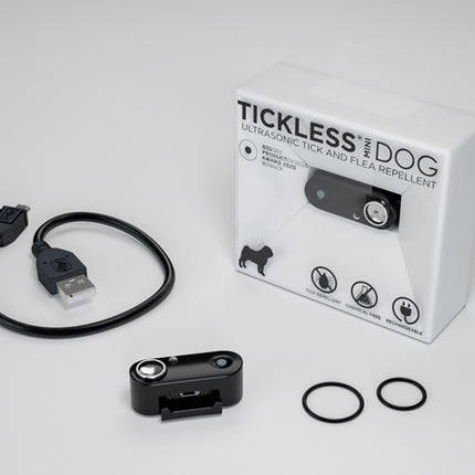 MINI DOG Tickless - Black  - Anti Teek - Herlaadbaar